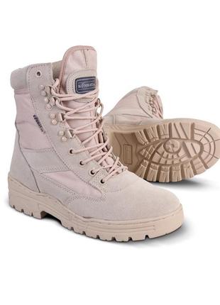 Ботинки военные тактические кожаные kombat uk patrol boot 46 песчаный gl_55