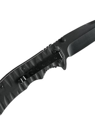 M-tac ніж складаний type 4 black,  армійський ніж чорний, тактичний ніж, складаний ніж, військовий ніж2 фото