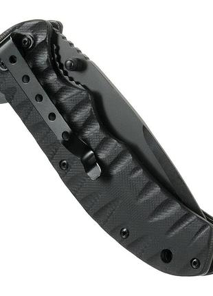 M-tac ніж складаний type 4 black,  армійський ніж чорний, тактичний ніж, складаний ніж, військовий ніж8 фото