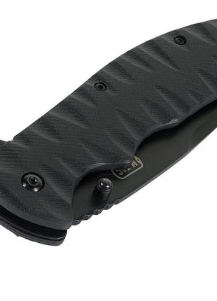 M-tac ніж складаний type 4 black,  армійський ніж чорний, тактичний ніж, складаний ніж, військовий ніж6 фото