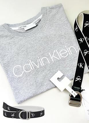 Футболка серая calvin klein,футболка кельвин