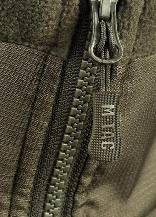 M-tac куртка alpha microfleece gen.ii army olive, фліска армійська, тактична куртка, куртка флісова зимова5 фото