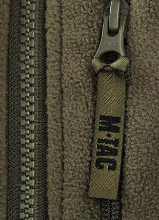M-tac куртка alpha microfleece gen.ii army olive, фліска армійська, тактична куртка, куртка флісова зимова4 фото
