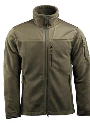 Тактическая куртка зимняя армейская m-tac alpha microfleece gen.ii army olive оливковая флиска s gl_55