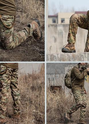 Тактические военные штаны soft shell s.archon ix6 camouflage cp 2xl gl_553 фото