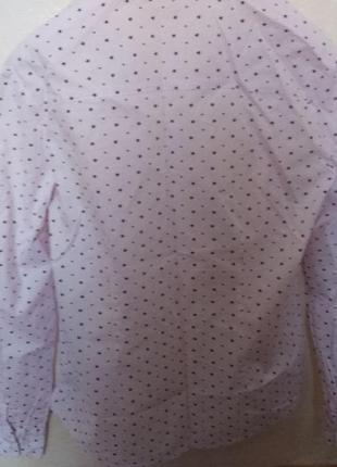 Рубашка розовая звездочки3 фото