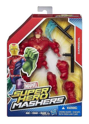 Розбірна ігрова фігурка супергерой hasbro шибайголова daredevil marvel mashers hasbro дитяча іграшка1 фото