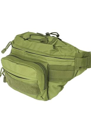 Сумка-бананка aokali outdoor a29 green тактическая на пояс армейская спецсумка (sku_6777-29811)