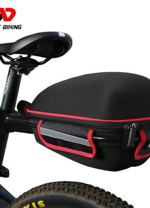Багажник велосипедний під сідло west biking 0707151 black + red gl_554 фото