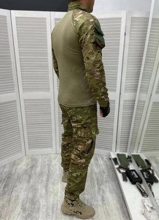 Чоловічий армійський костюм мультикам для зсу tactical тактична форма убакс і штани туреччина xxl 7285 (tak_58)3 фото