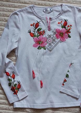 Вишиванка 4-6років, сорочка вишита 104-116, футболка вишита