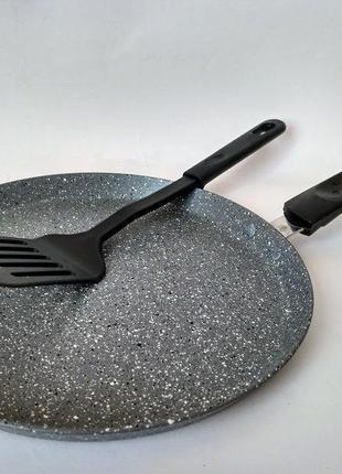 Сковорода млинна сковорода млинця із міцного алюмінію антипригарка bohmann bh-1010-24 gl_551 фото