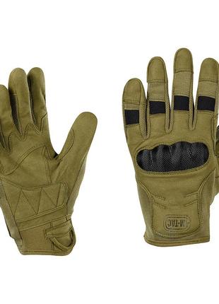 M-tac рукавички assault tactical mk.6 olive, військові рукавички олива, тактичні рукавички, армійські рукавички