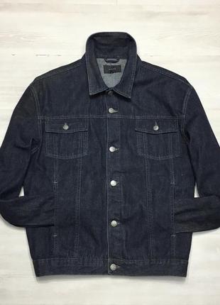 Next фірмова чоловіча джинсова темно-синя куртка типу g-star2 фото