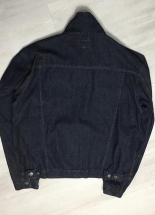 Next фірмова чоловіча джинсова темно-синя куртка типу g-star4 фото