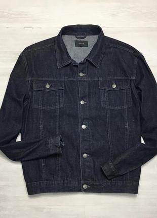 Next фірмова чоловіча джинсова темно-синя куртка типу g-star3 фото