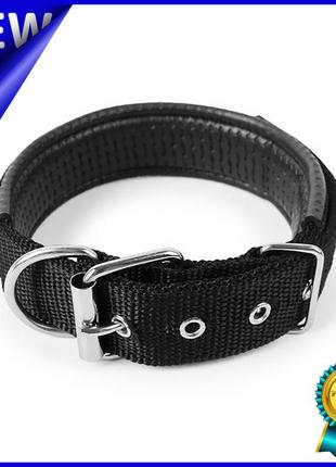 ✅ нашийник для собак taotaopets 177701 xl black двошаровий регульований gold