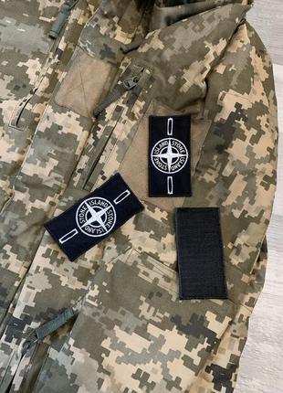 Патч stone island на липучці(липучка велкро) нашивка на липучке8 фото