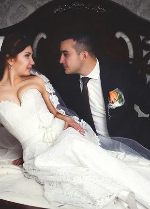 Дизайнерское свадебное платье от daria karlozi, модель serenada1 фото