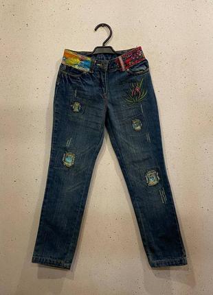 Очень классные джинсы для девочки на весну новые