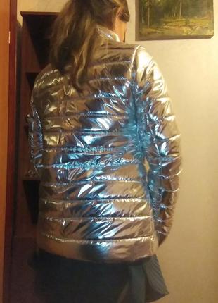 Куртка металик2 фото