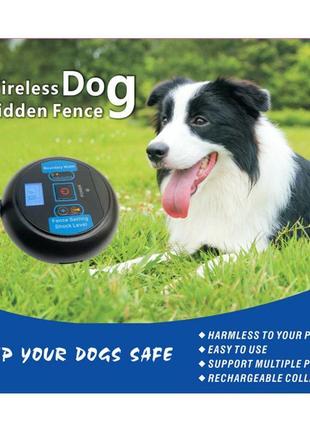 Беспроводной электронный забор для собак wireless dog fence wdf-600, с 1 ошейником5 фото