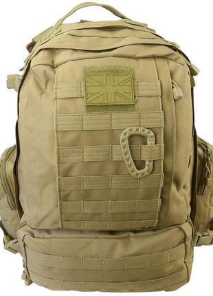 Рюкзак тактичний армійський військовий kombat uk viking patrol pack 60л койот gl_55