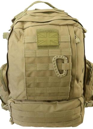 Рюкзак тактичний армійський військовий kombat uk viking patrol pack 60л койот gl_55