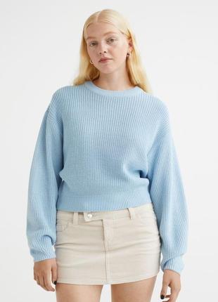 Свитер джемпер вязаный свободного кроя h&m