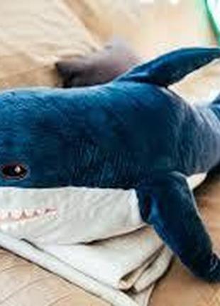 М'яка іграшка синя акула 140 см4 фото