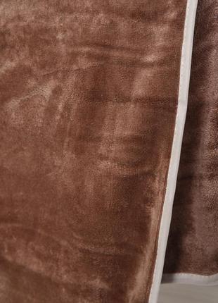 Рушник кухонний мікрофібра коричневого кольору 153045l3 фото