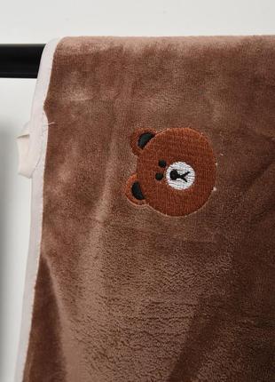 Рушник кухонний мікрофібра коричневого кольору 153045l4 фото