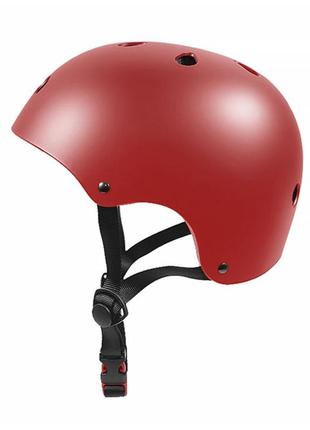 Защитный шлем helmet t-005 red l велошлем для катания на роликовых коньках скейтборде (k-1225s)