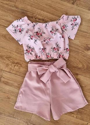 Летний костюмчик для девочек