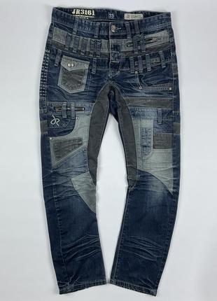 Мужские джинсы j rag multi pockets faded denim cargo denim jeans
