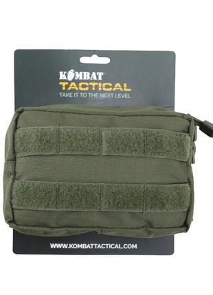 Подсумок тактический kombat uk small molle utility pouch оливковый ku_22