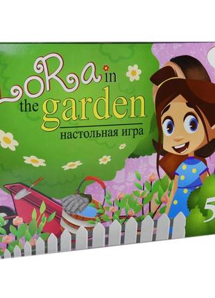 Настольная игра lora in the garden (рус) «strateg» (30514)