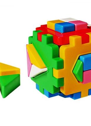 Розвиваючі і повчальні іграшки «технок» (2469) куб розумний малюк. логіка 2