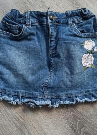 Джинсова спідничка юбка спідниця