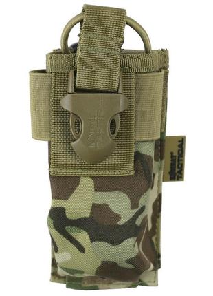 Подсумок тактический для рации kombat uk gps radio pouch мультикам va_33