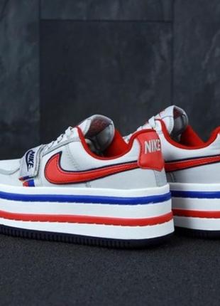 Шкіряні 🌹 жіночі кросівки найк nike zoom vandal 2k white blue .3 фото