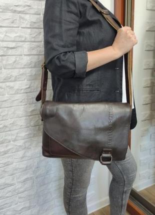 Aunts & uncles вінтажна шкіряна сумка.