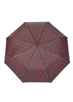 Зонт полуавтомат черно-красного цвета 156665l gl_55