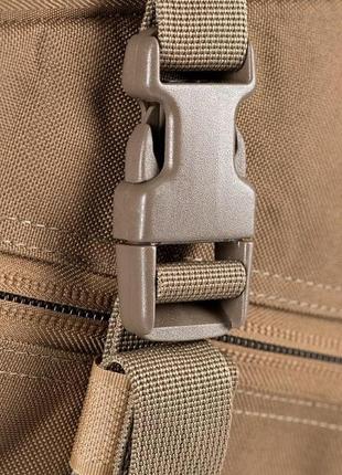M-tac рюкзак mission pack laser cut coyote, штурмовой рюкзак для военных всу 27 литров10 фото