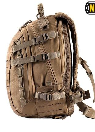 M-tac рюкзак mission pack laser cut coyote, штурмовой рюкзак для военных всу 27 литров2 фото