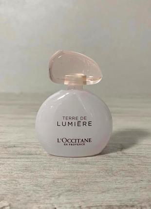 Пустой флакон от туалетной воды l'occitane terre de lumiere 5 мл оригинал