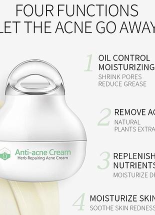 Лечебный крем для лица от акне, угревой сыпи fenyi anti acne cream