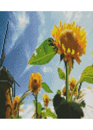 Алмазна мозаїка strateg квіти сонця 30x40 см (hx221) «strateg» (hx221)