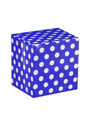 Бумага упаковочная ppw paper lesko pz001 синий серебряный горох для подарков 50*70 см (lis_7500-25778)