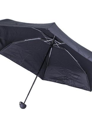 Мини-зонт qy1930 карманный женский black (k-272s)3 фото